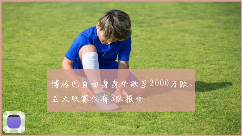 博格巴自由身身价跌至2000万欧，五大联赛仅有3队报价